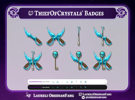 Badges (5 pk+3): $125